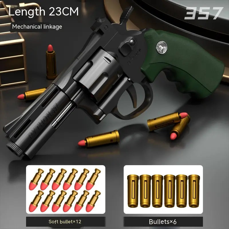 Children's Left-Wheel Soft Bullet Toy Pistol MyStore