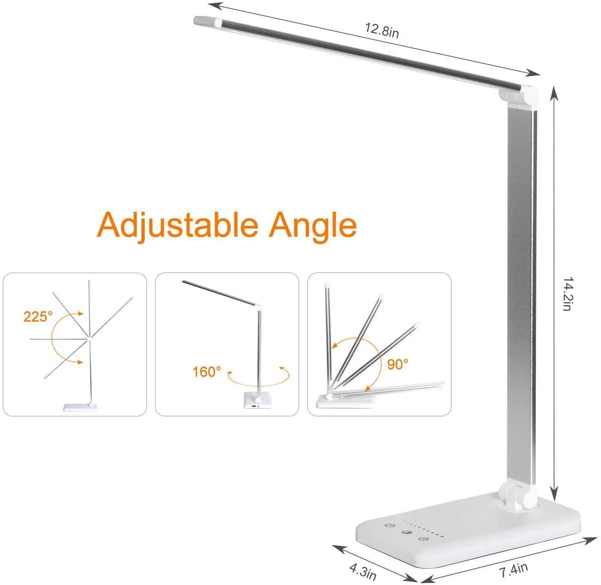 5 Lighting Mode LED Desk Lamp + Wireless Phone Charger MyStore